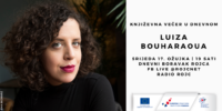 književna večer u dnevnom Luiza Bouharaoua 3.3. _ 19 h _ Rojc